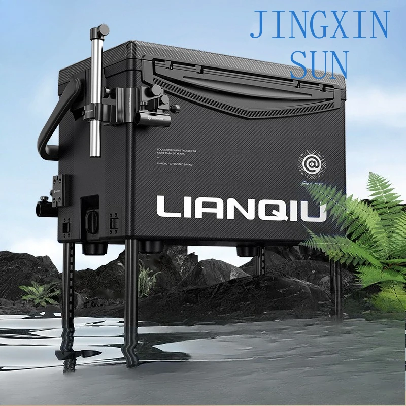 A full set of multi-functional 2024 new ultra-light fishing boxes can seat 29 fishing boxes equipped with Darth Vader
