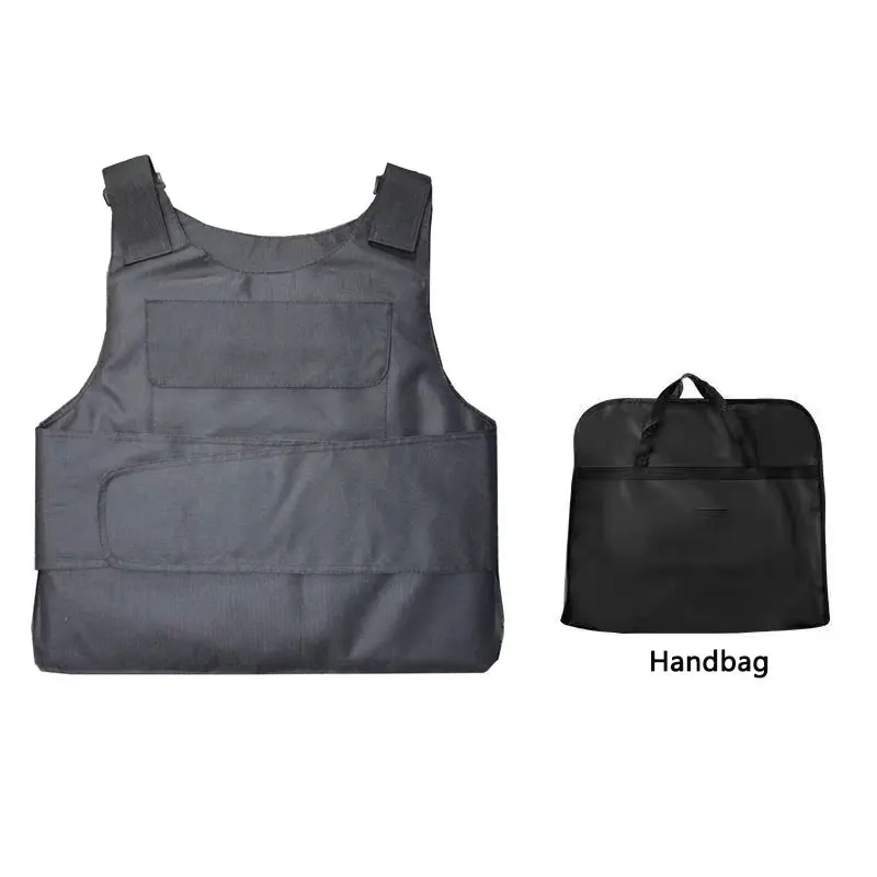 Hoog mangaanstaal Hard anti-steekvest Snijbestendig pantser Zelfverdediging Tactische vesten Steekwerende bewakerkleding ﻿