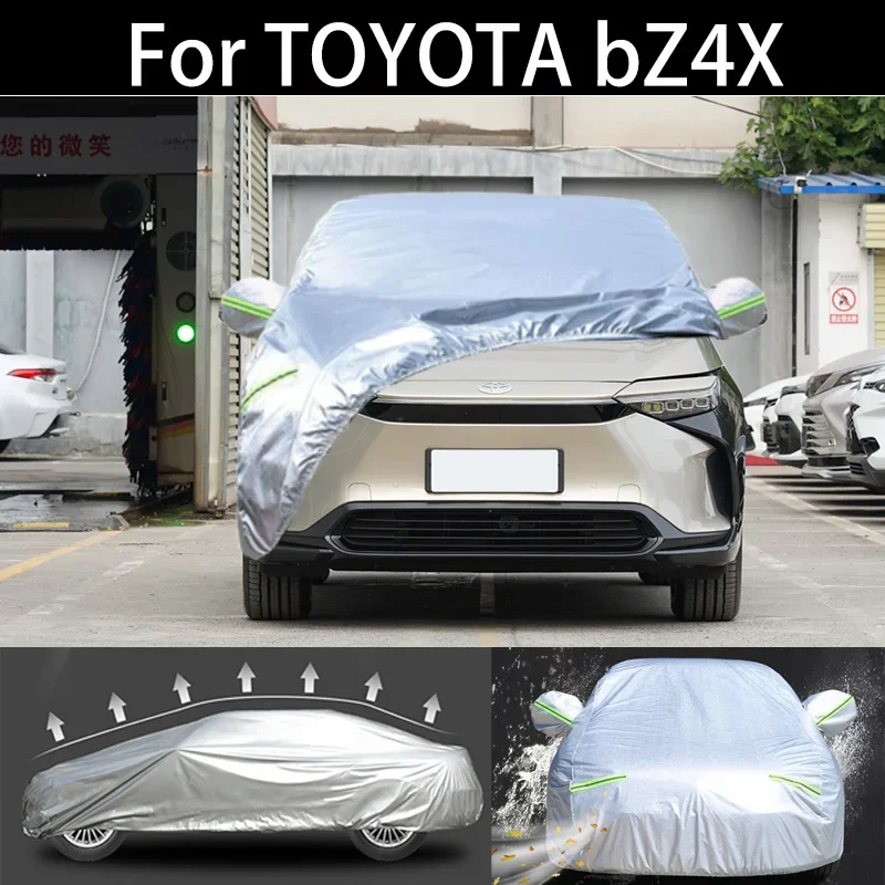 

For TOYOTA bZ4X car Cover Dustproof Outdoor Indoor UV Snow Resistant Sun rain Protection waterproof hail cover for car