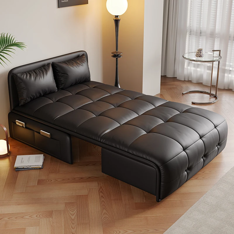 

Folding sofa bed integrated dual-purpose small apartment living room study balcony bed sheet