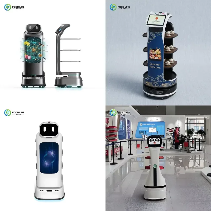 for Commercial Restaurant Table Service Automatic Delivery Robot