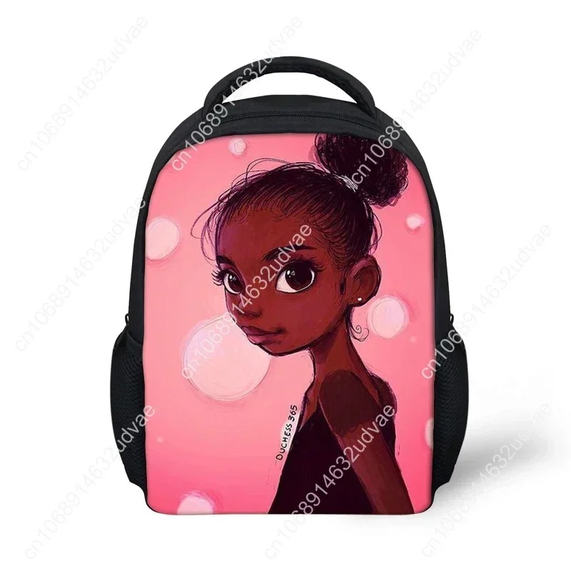 Afro Baby Girl  Bags for Girls Tollder Kids Boys Cartoon Storage Backpackbag Children Cute Shoulder Bags Travel Mochila