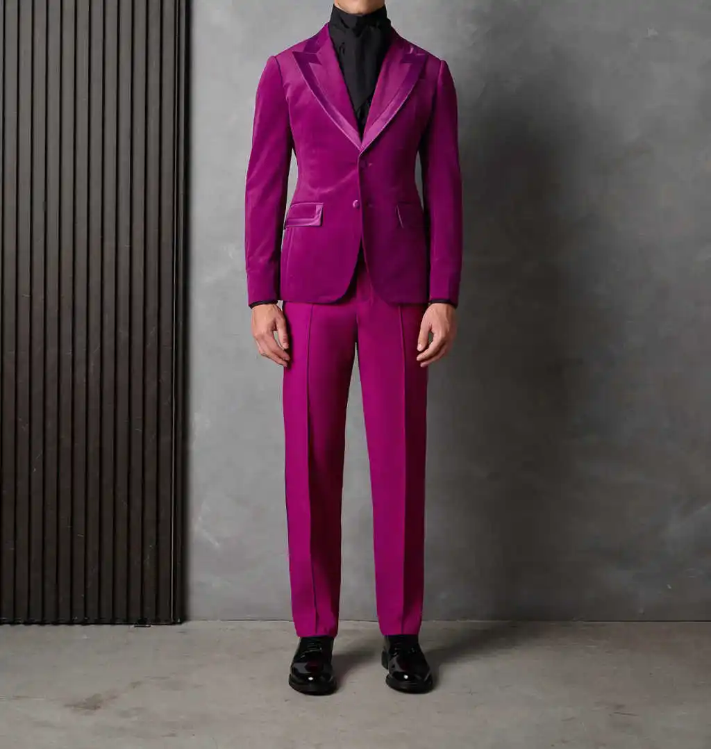 الحديثة 2 قطعة الرجال الدعاوى بلغت ذروتها التلبيب واحدة الصدر سترة الحلل الكلاسيكية صالح عشاء حزب ملابس مخصصة