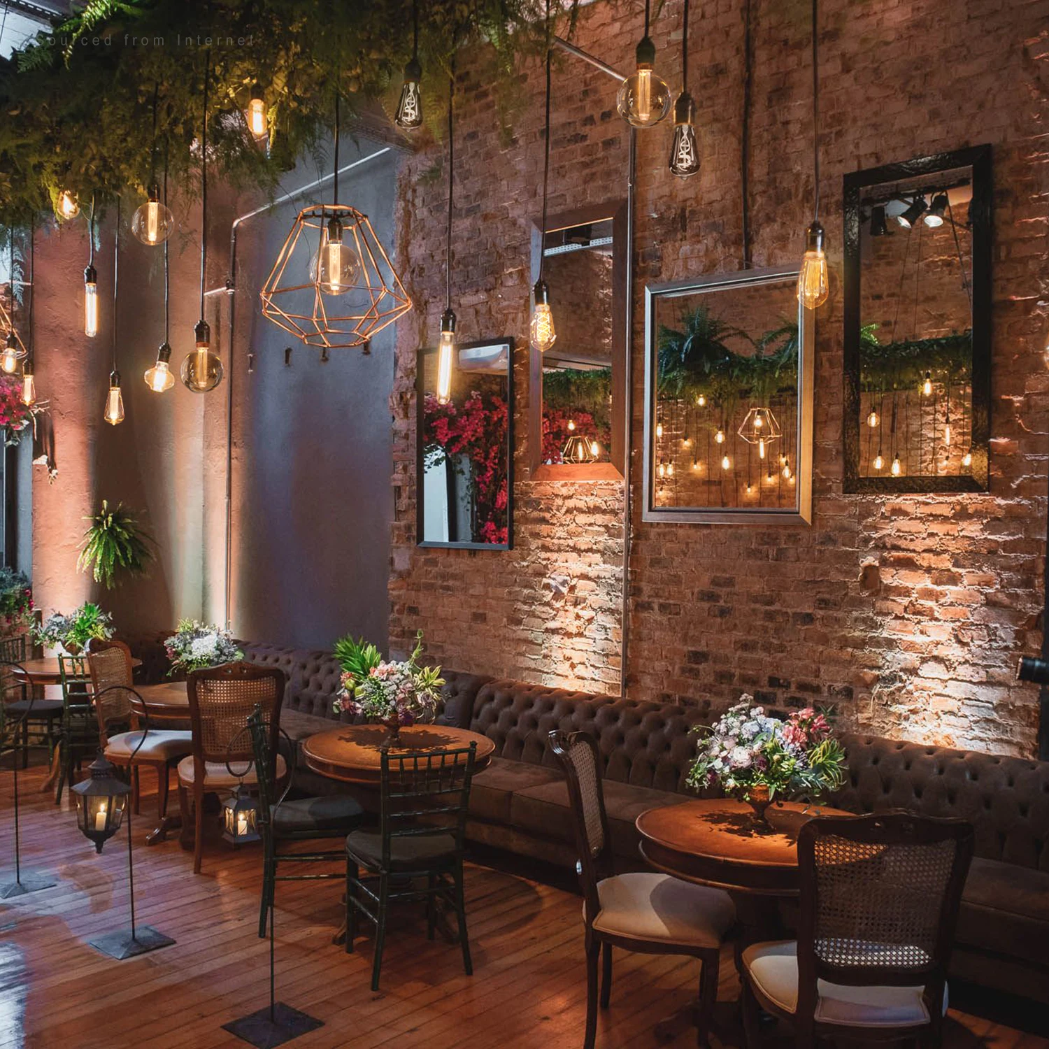 2 Pack LED ST64 Vintage Edison Bulbs 3.5W, E26 Base, Amber Glass, Antique Decorative Light Bulbs, 2000K Soft Warm