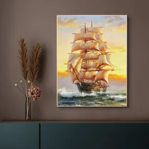 لوحة المناظر الطبيعية الماسية المستديرة الكاملة ، فن الغابات ، صورة حجر الراين ، فسيفساء DIY ، تطريز غرزة متقاطعة 5D ، ديكور المنزل أفضل 10 مبيعات طقم إطار طلاء الماس - No3