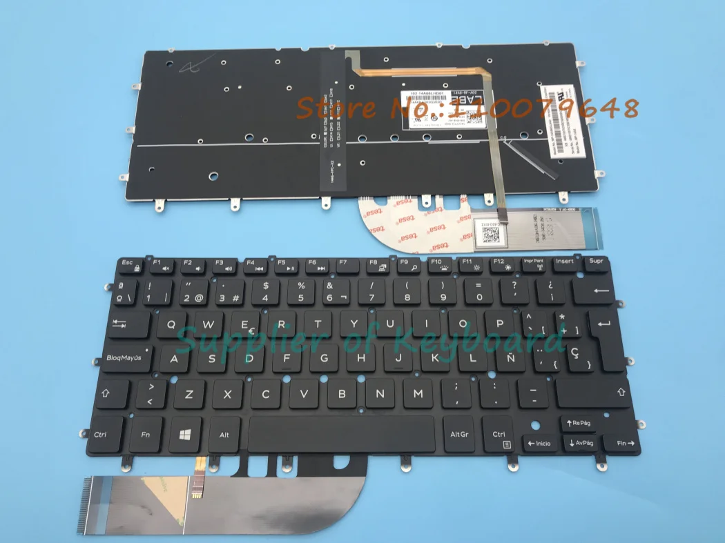 

New Spanish/English/UK/Portuguese Keyboard For Dell Inspiron 13-7347 13-7348 13-7352 13-7353 13-7359 Laptop Backlit