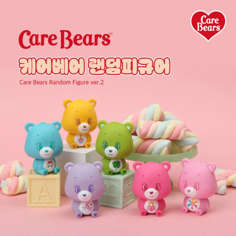 

Корейская мини-кукла Carebears слепая коробка для ухода за медведем серии фигурки героев ручной работы аниме Декор детские игрушки подарки на день рождения и Рождество