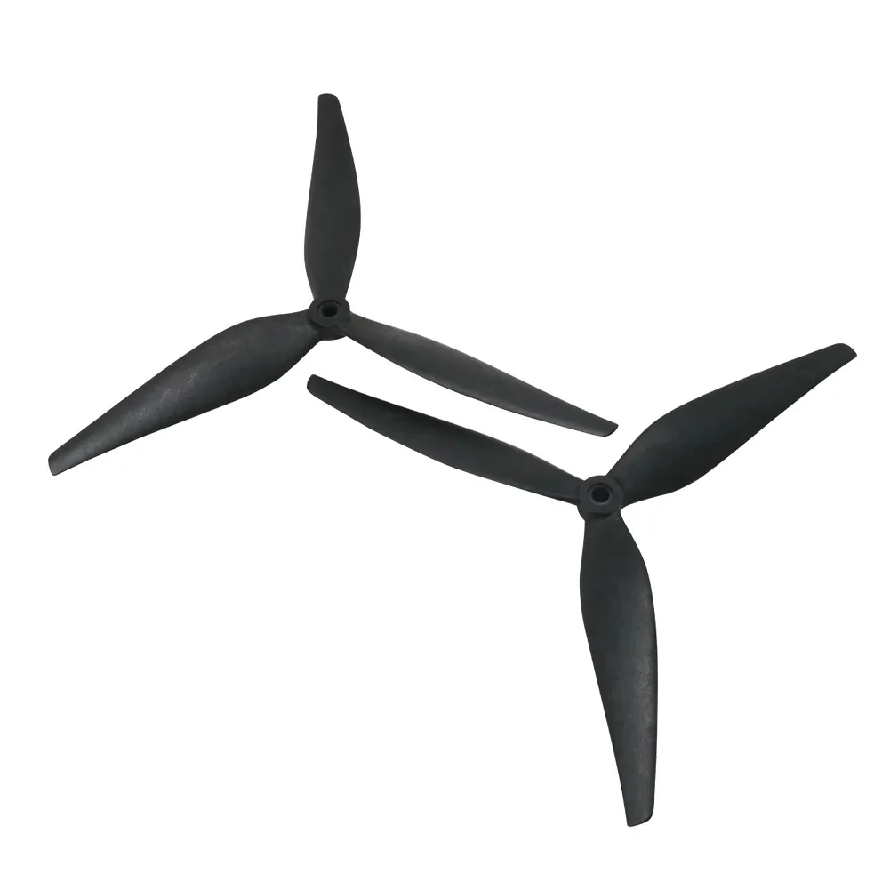 2 Paar HQProp 9X4X3 9X4,5X3 10X4,5X3 11X7,5X3 12X7,5X3 13X12X3 13X9X3 3-Blatt-Propeller aus schwarzem, kohlenstoffverstärktem Nylon für FPV – Detail 8