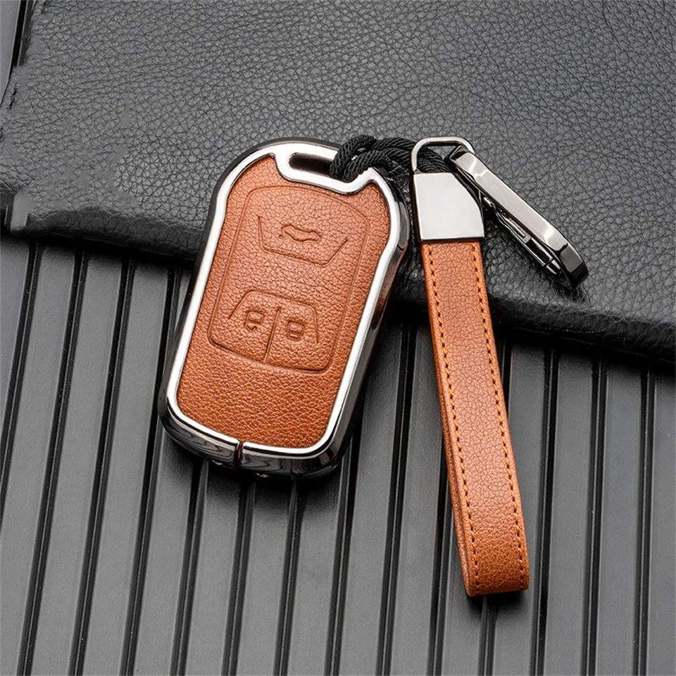 

Car Key Cover For Chery Tiggo 8 7 5X 2019 2020 Smart Keyless Remote Fob Protector Case Keychain Holder Accessories Car-Styling