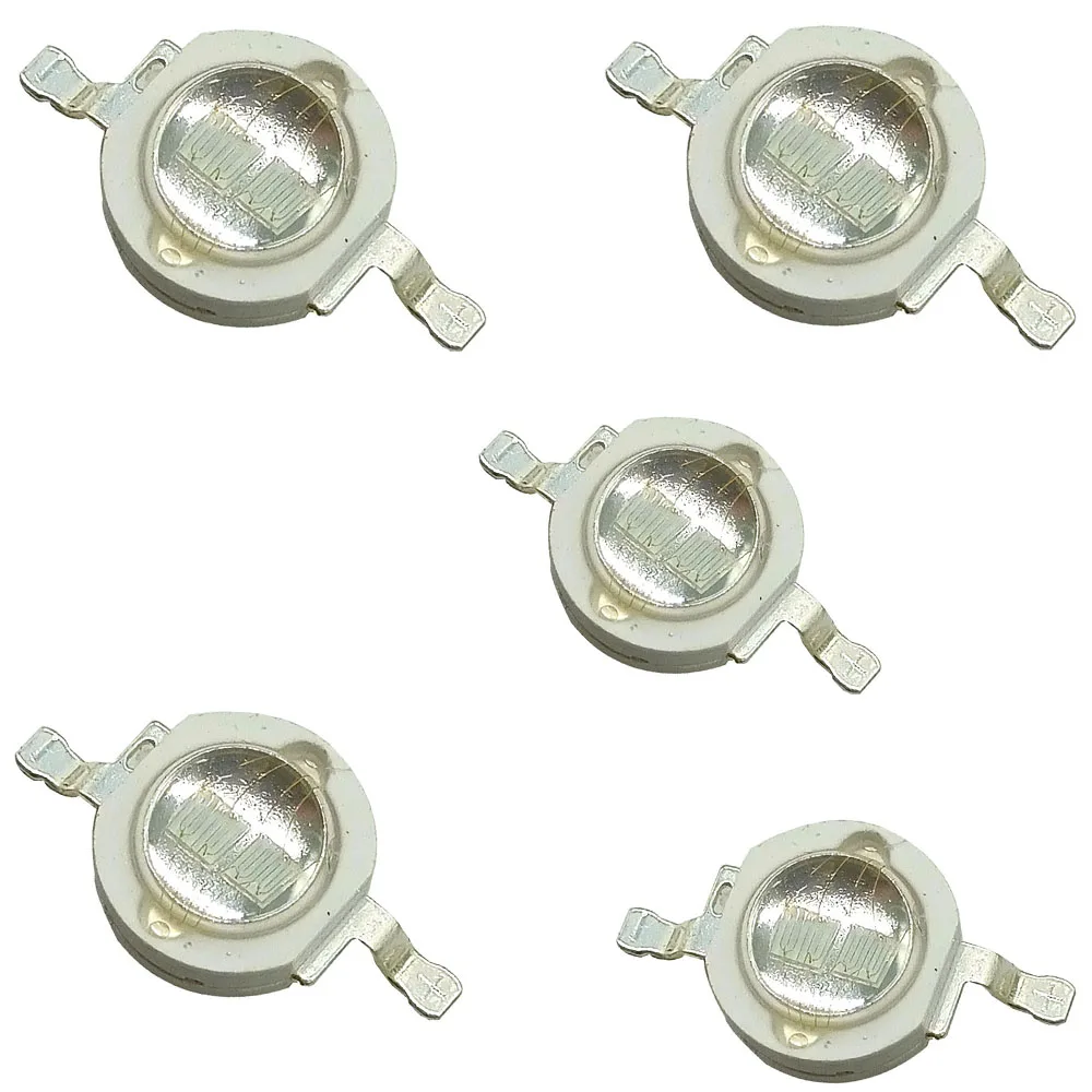 100pcs 5W dual chip lumens LED green light blue light 450nm 470nm 480nm 490nm 520nm 535nm high-power LED beads