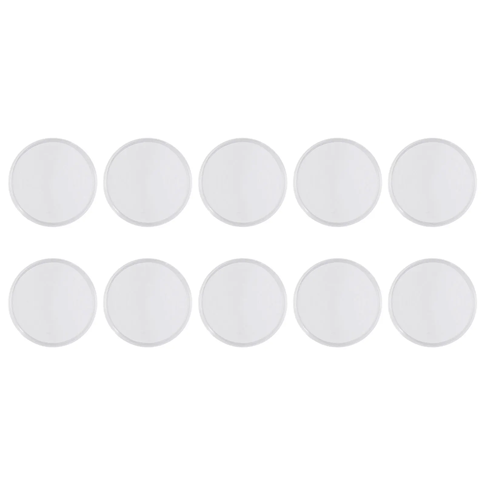 10/25Pcs 46mm Coin Capsules Holder With Adjustable Foam Gasket Clear Storage Container Protector Box Coin Collection Supplies