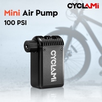 CYCLAMI Mini Plus Portable Pump for Bicycle Cordless Air Inflator Presta Schrader Valve Outdoor MTB Bike Accessories