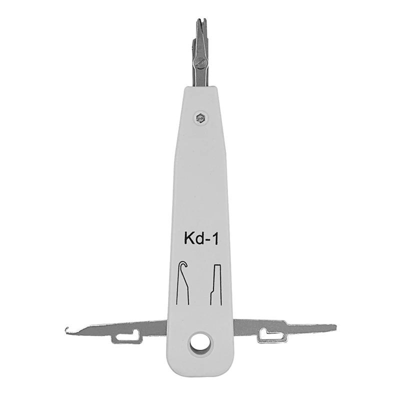 Per RJ11 RJ12 RJ45 Cat5 KD-1 Cavo di rete Strumento per tagliare il filo Punzonare lo strumento di impatto