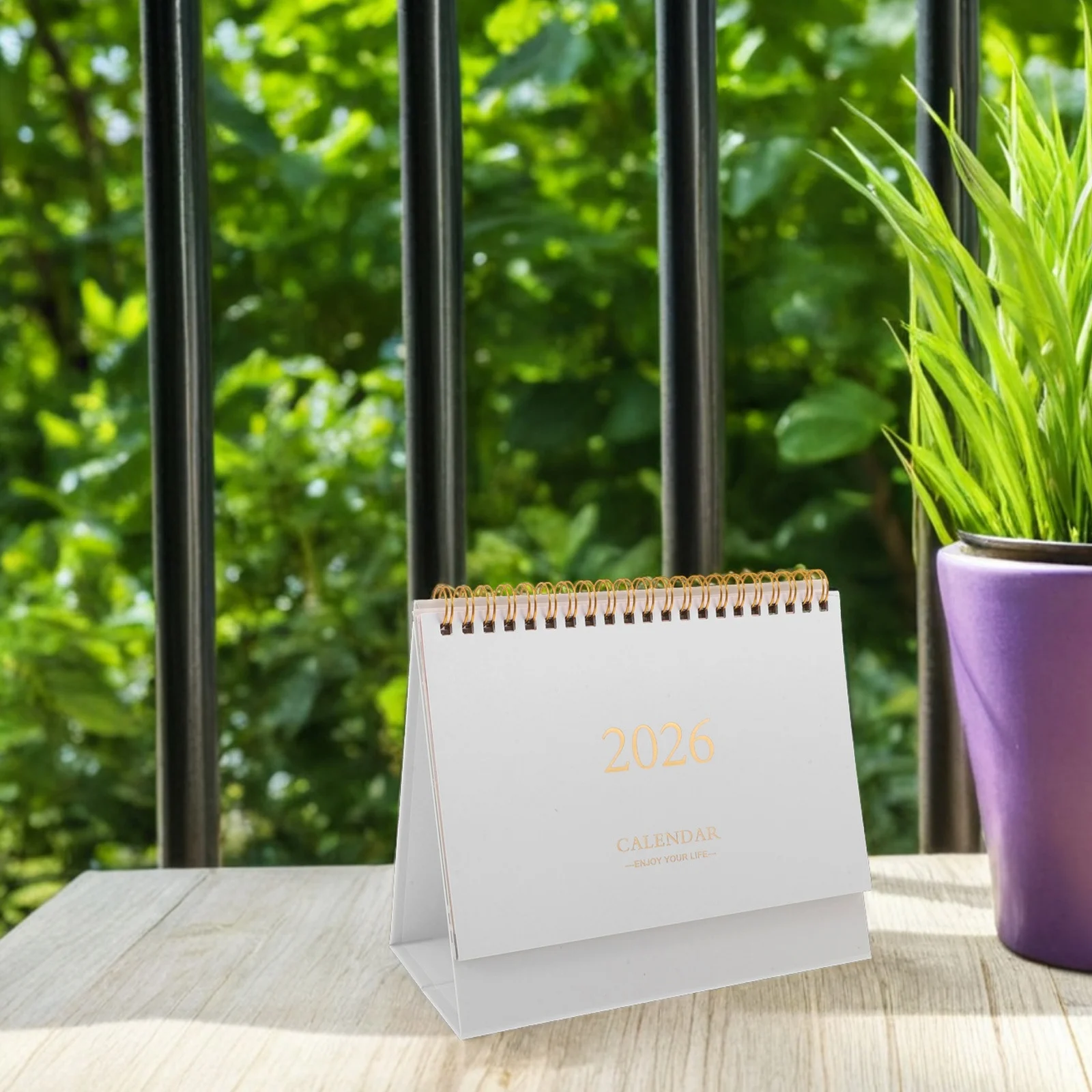 

2026 Mini Desktop Calendar Pad: Compact Monthly Planner Small Standing Calendar for Desk Daily Schedule Organizer Decorative Use