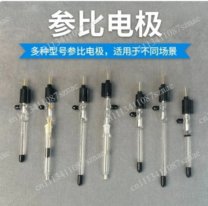 Saturated Silver Chloride Reference Electrode 6x65 mm Ag/AgCl Saturated Reference Electrode for Electrochemical Analysis