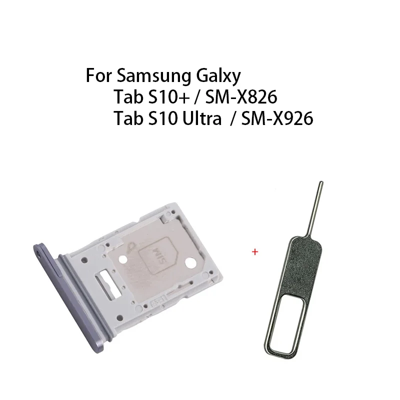 

GEFENIS SIM-карта + лоток для карт Micro SD для Samsung Galxy Tab S10+ / Tab S10 Plus / Tab S10 Ultra / SM-X826 / SM-X926