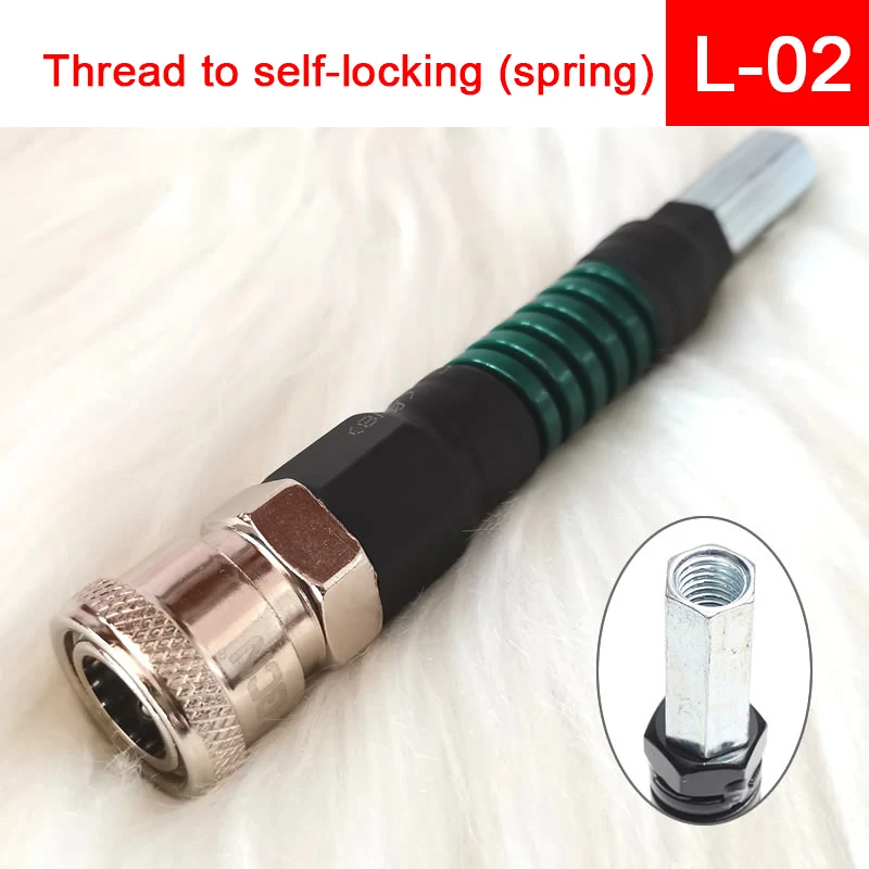 Reciprocating Linear Motor Parts 3 XLR Suction Cup Holder End Connector Pneumatic Fittings Vac-u-lock Bendable Spring Connector