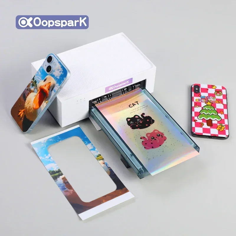 2026/Customizable Intelligent Mobile Phone Back Sticker Printer Portable Mini Photo Printer