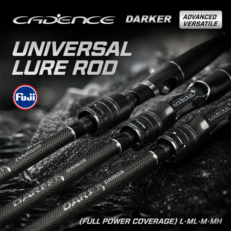 Fishing Rod Carbon Fiber - Cadence Darker Carbonfaser-Spinnrute, ML-Kraft, zum Spinn-