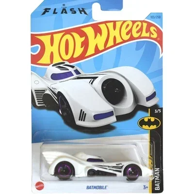 2023 Original Hot Wheels coche DC The Flash 1/64 vehículo fundido a presión Batman Batmobile modelo C4982-103/250 juguetes para niños regalo de cumpleaños