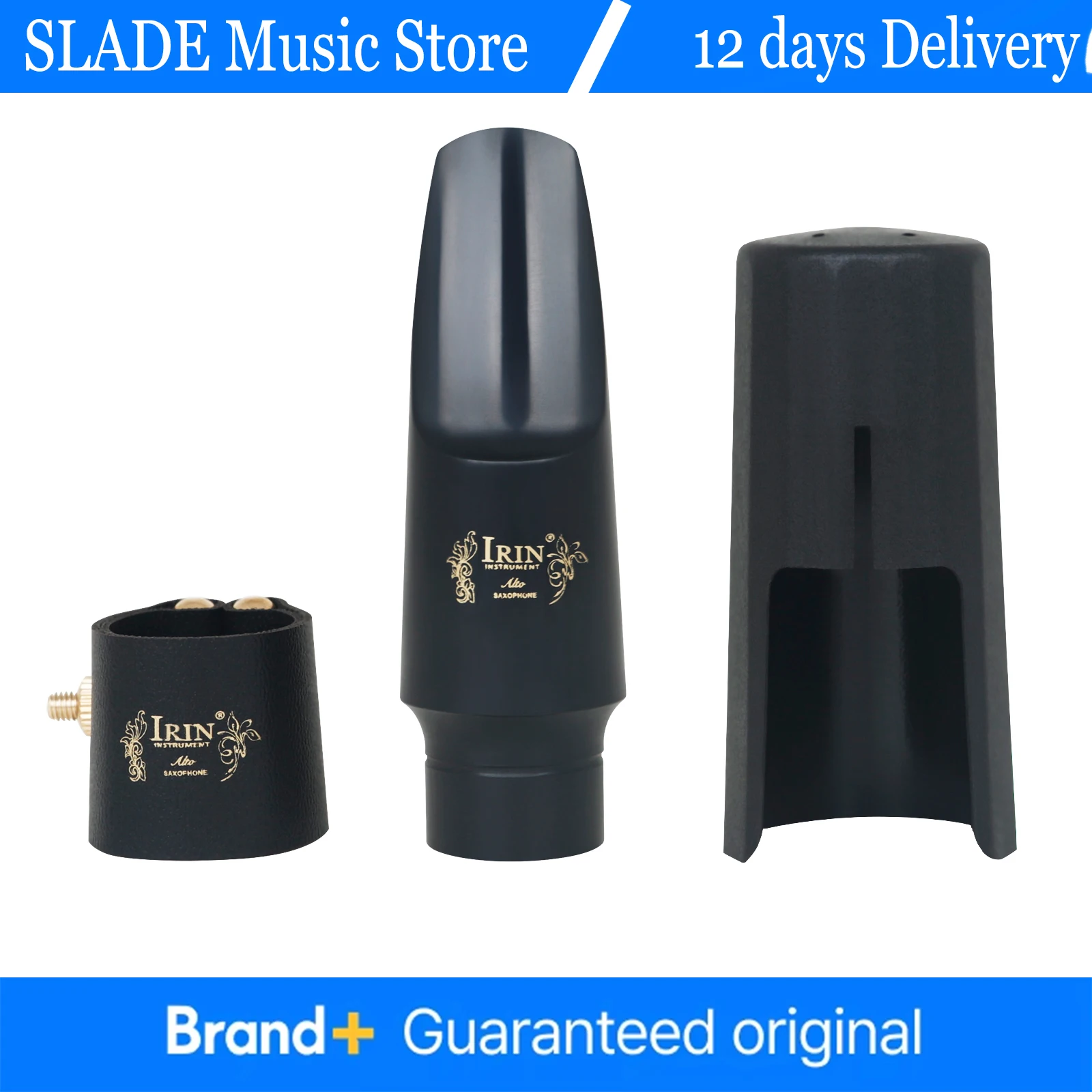 Altsaxophon Mundstück Set Ligatur Clip Flöte Kopf Kappe für Altsaxophon Teile Holzblasinstrument Zubehör