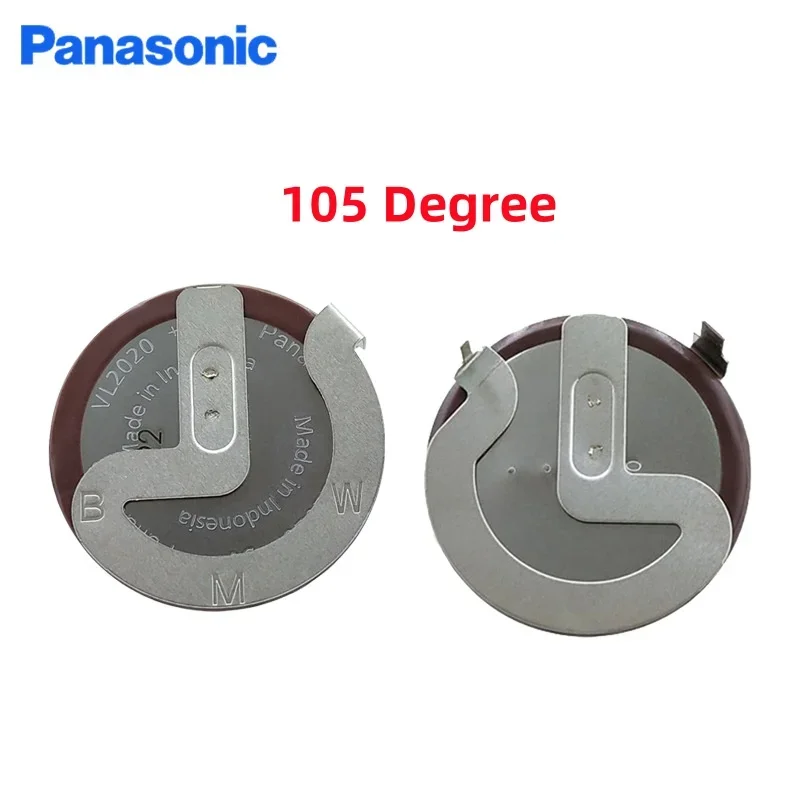 1PCS Original Panasonic VL2020 2020 Battery Legs 90 degrees 105 degrees 180 degrees Rechargeable Button Battery