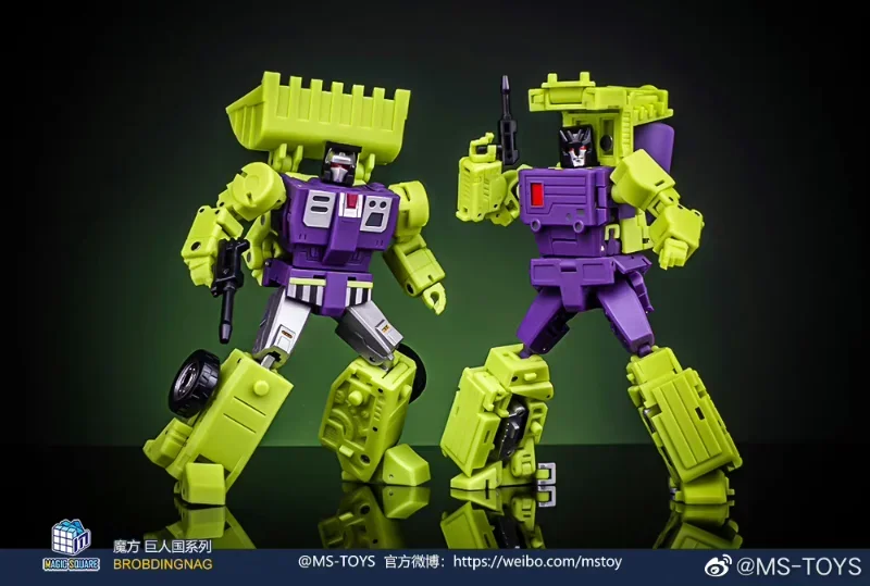 Magic Square Transformation MS-TOYS Devastator MS-B37A&MS-B38A Shovel Master & Roller Master Mixmaster Bonecrusher Action Figure