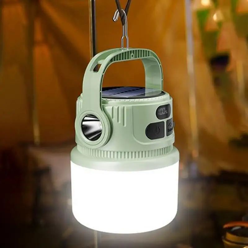 

Solar Powered Camping Lantern Portable LED Camping Lantern Long Endurance flashlight Waterproof Outdoor Supplies