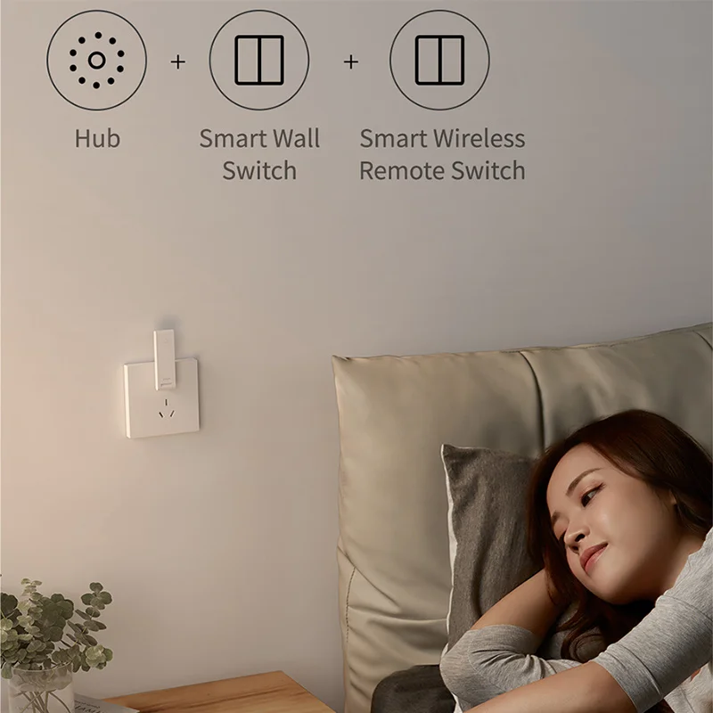 AQARA Smart Home E1 Gateway Zigbee Aqara Port USB Mini Hub Wireless Connect Remote App Control For Xiaomi MIHOME Apple Homekit