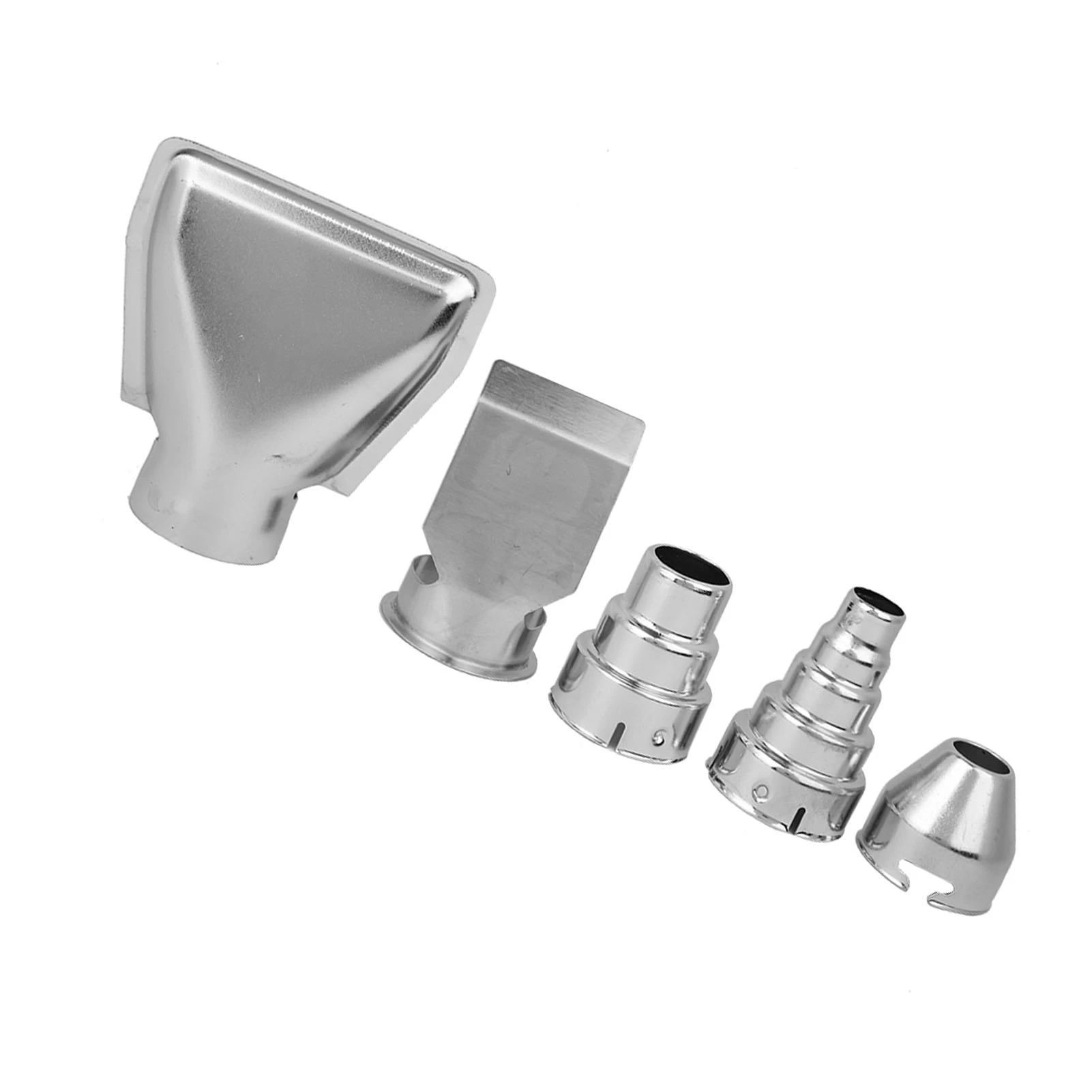 /Conjunto de bicos de pistola de ar quente de aço inoxidável, acessórios de soprador de calor, bico de pistola de ar quente, peças de pistola de ar quente, bico de pistola de calor