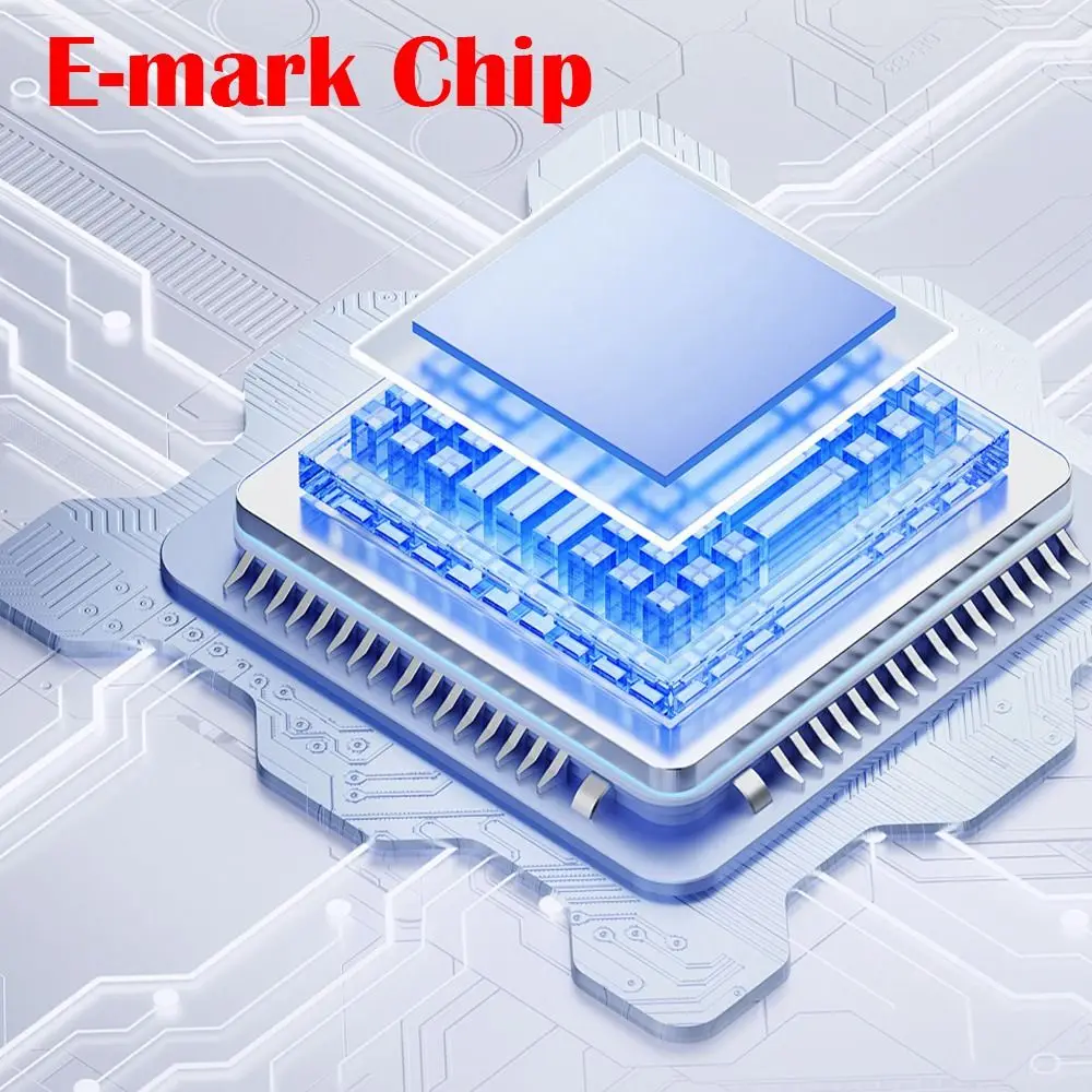 1 PCS Digital LED Display USB 3.2 Adapter 10Gbps 36-60W Laptop Type-C Converter Smart Chip Data Transmission Power Meter Tester