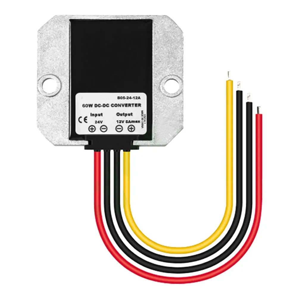 Efficient Power Converter Regulator  24V to 12V DC Step Down Module  60W 5A Output  Suitable for Various Applications