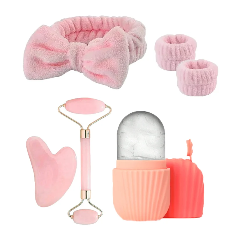6-piece ice roller facial skin care ice roller set facial roller scraping face tool face washing skin care tool