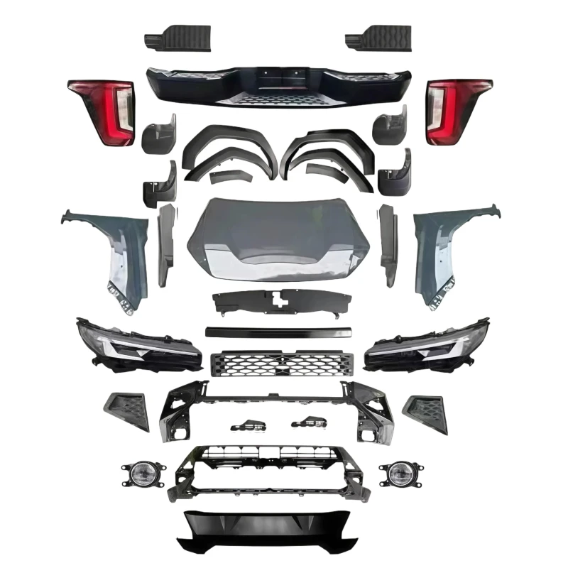 Accessories Front Rear Bumper With Lights zcj