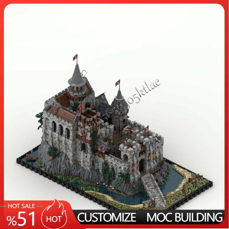 

21090 PCS MOC Building Toy Medieval Castle Model Set Creative Assembly Toys That Offers Challenging Kid Suitable Holiday Gifts