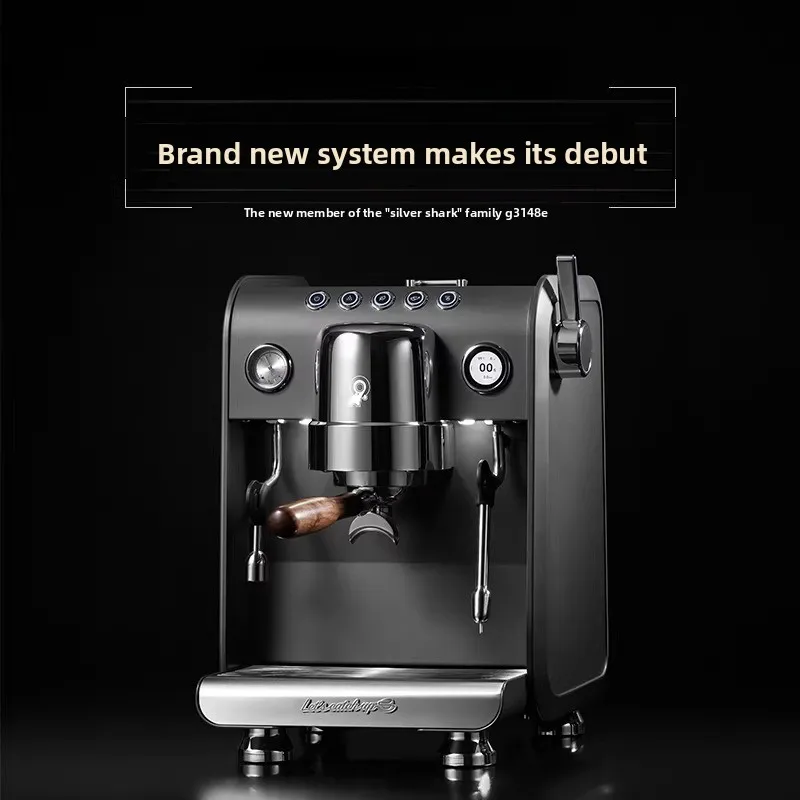 3148E Semi-automatic Italian Home and Commercial Double-boiler Coffee Machine, Constant Temperature Milking