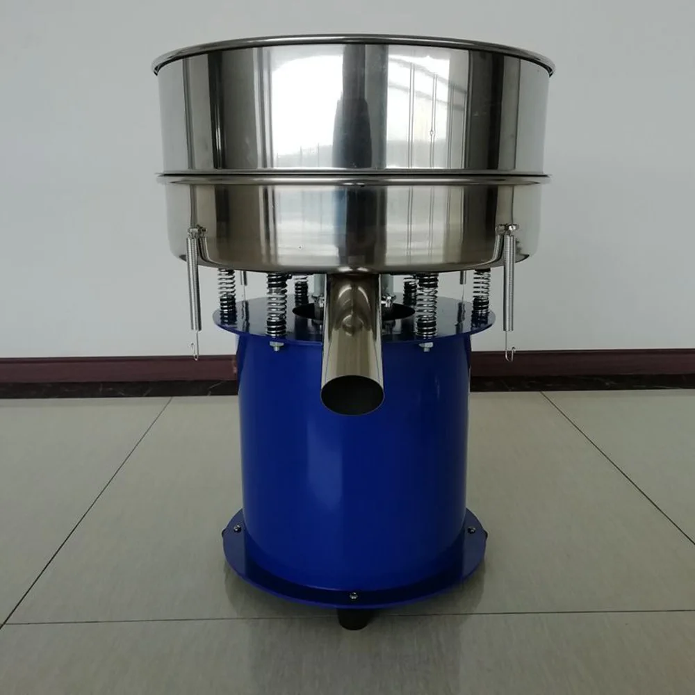 40cm Vibrating screen sieve powder machine stainless steel small electric sieve filter medicine Vibration screening machine