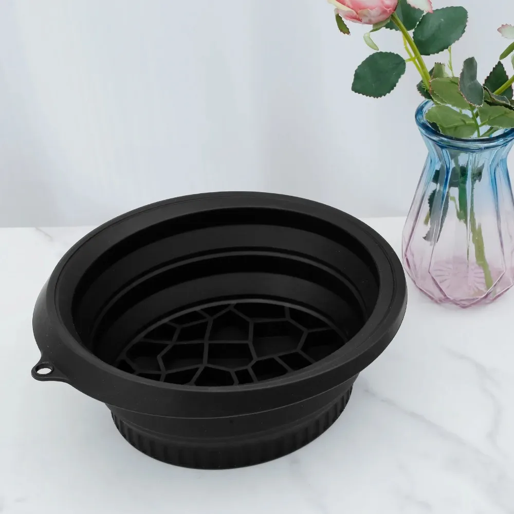 Foldable Face Ice Bath Bowl Facials Plunge Washbasin Silicone Portable Travel Home Skincare Ice Facials Bath