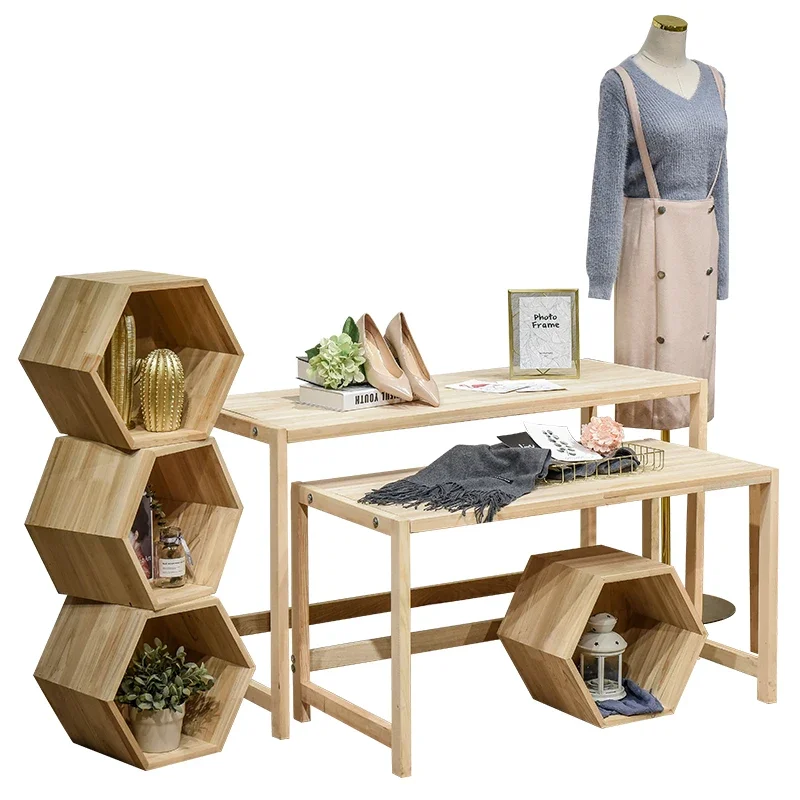 

Wooden Nakajima Display Stand Middle Shelf Simple