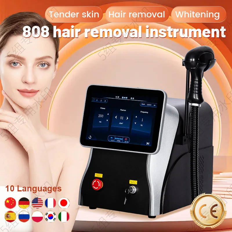 

2025 factory direct sales diode laser hair removal equipment, ice point painless hair removal system, permanent hair removal ver