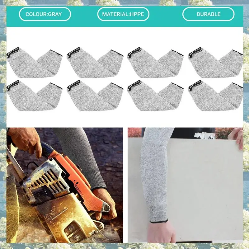 Новинка-4 пары устойчивых к порезам и ожогам рукавов, защитные рукава, защитные рукава для предплечья для тонкой кожи и синяков, 45 см