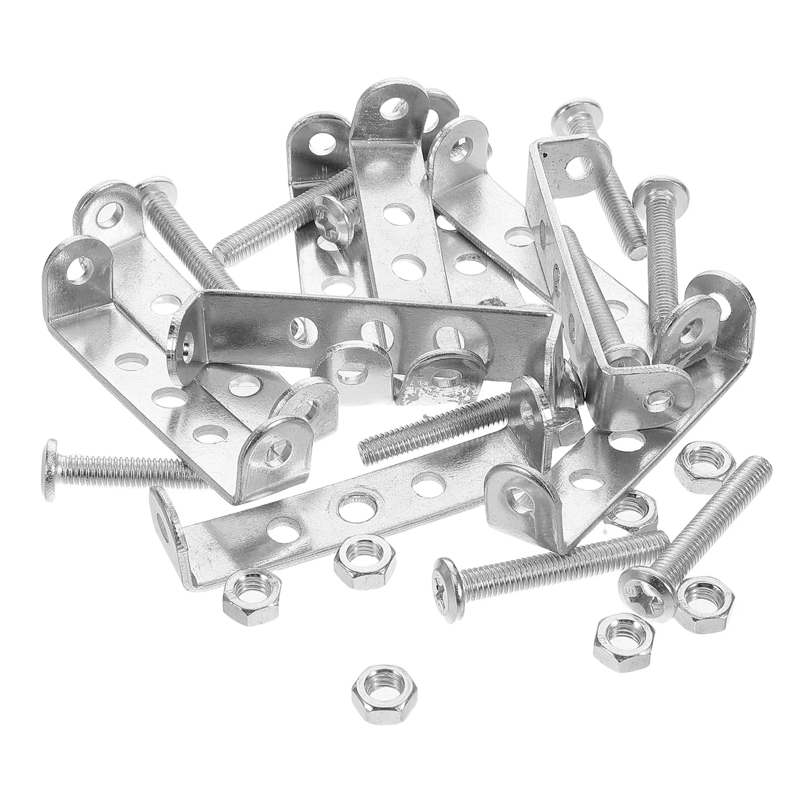 

10Pcs Rear Bike Rack Connector U-Shaped Iron Durable Cargo Adapter Bicycle Rear Mount Bracket Cycling Hardware Accessories