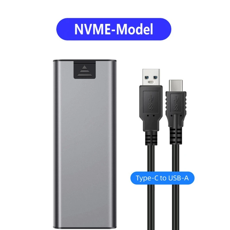 Obudowa dysku twardego USB 3.1 typu C, niewymagająca użycia narzędzi, do dysku SSD M.2 PCIe NVMe portem USB C