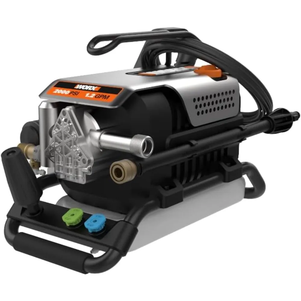 

13 Amp Electric Pressure Washer 1800 PSI with 3 Nozzles Powerful lightweight compact design ONBOARD SOAP TANK