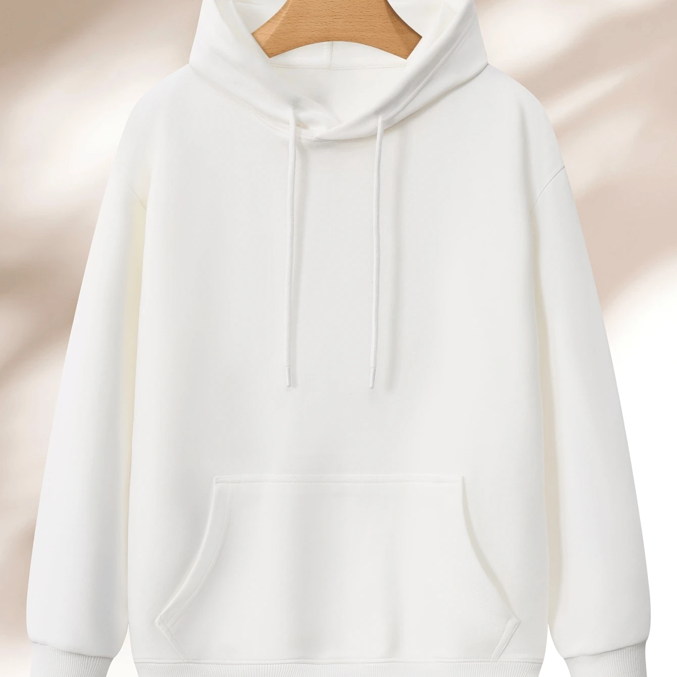 Felpa con cappuccio oversize unisex da donna Pullover a maniche lunghe con cappuccio con coulisse regolabile Tinta unita Vestibilità casual Autunno e inverno