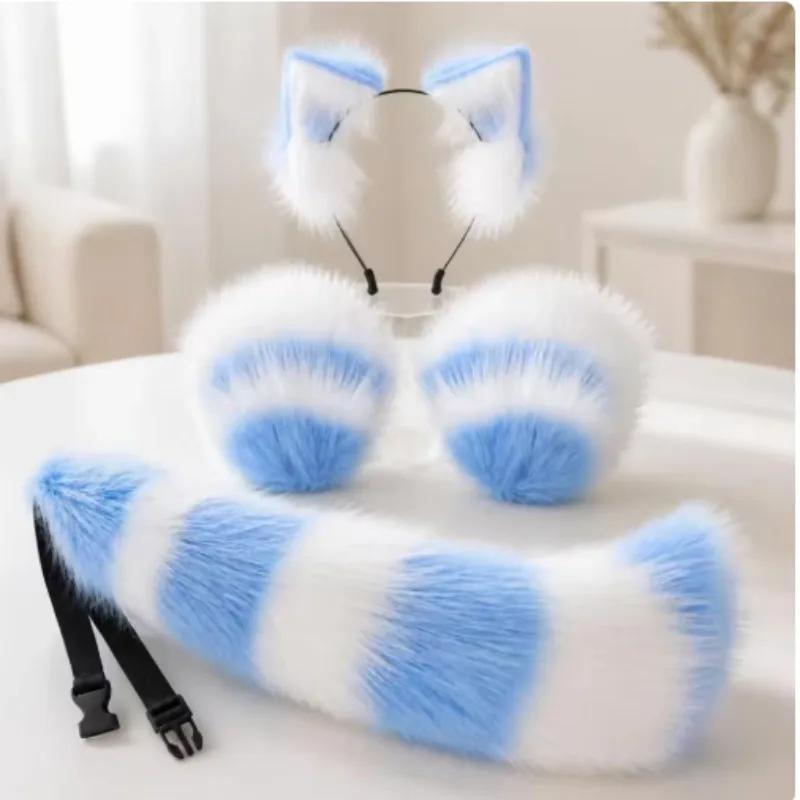 serre-tete-fait-main-avec-oreilles-de-bete-en-fourrure-queue-de-loup-griffes-en-peluche-costume-de-cosplay-lolita-jk-serre-tete-avec-oreilles-de-renard-accessoires-pour-cheveux