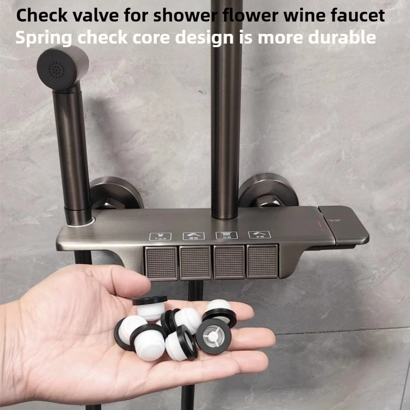 

2PCS 3/4 Rubber Pad Thermostatic Mixing Valve Anti-string Water Check Valve Shower Faucet Partial Foot Check Valve Backflow