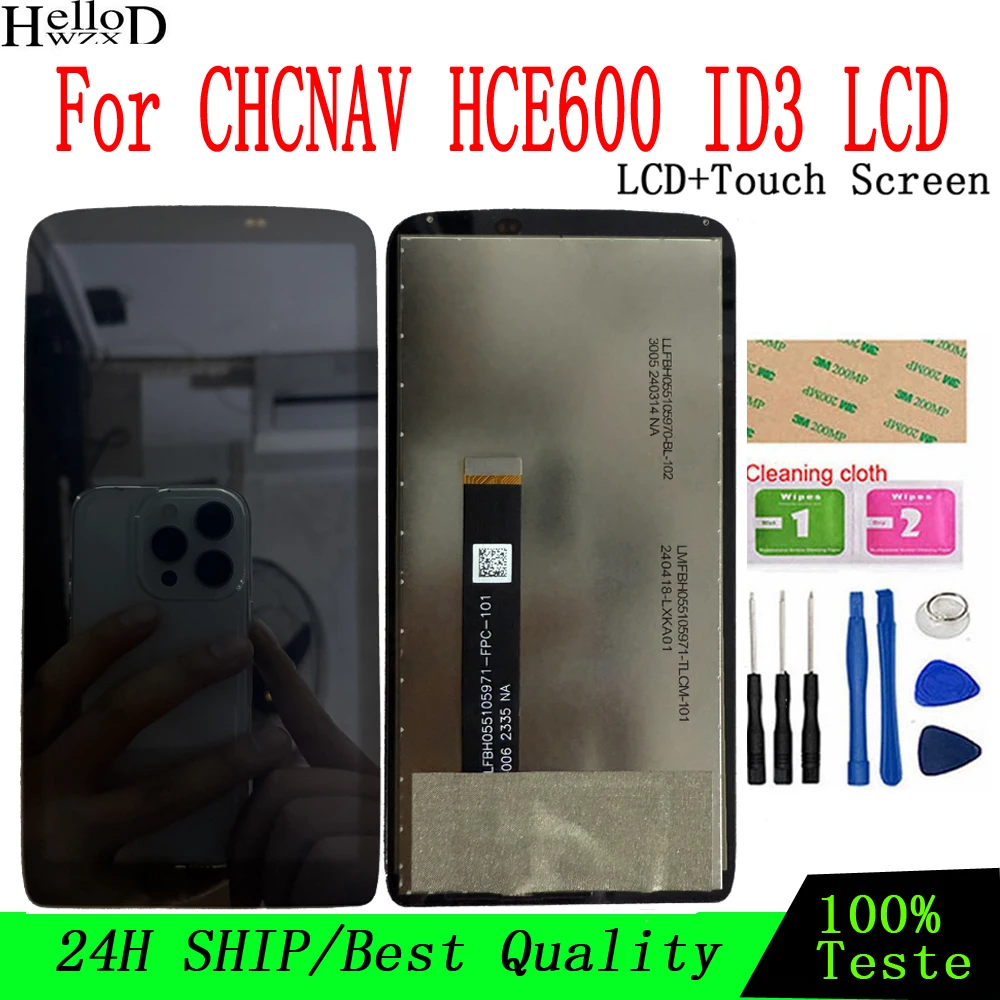 pantalla-lcd-original-nueva-para-chcnav-hce600-id3-con-montaje-de-digitalizador-con-pantalla-tactil-de-repuesto