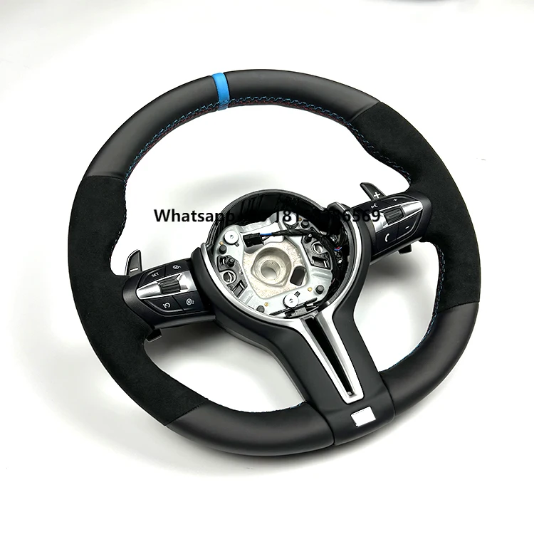 

M Performance Alcantara Leather Steering Wheel F20 F22 F30 F32 F10 F12 F07 F01 for Steering Wheel with Shift Paddles