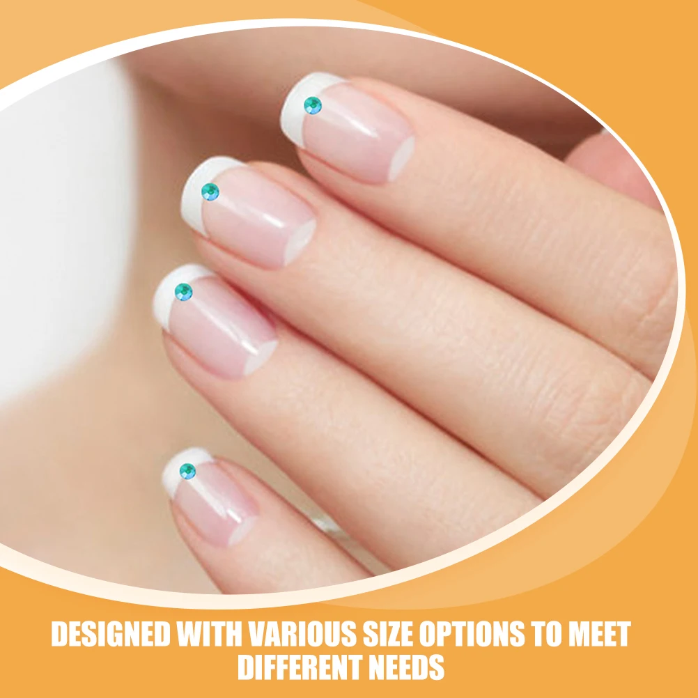 

2880 Pcs Rhinestones Nail Crystals Glass Flatback Manicure Ornaments Diamond Diamonds Mini Gems for Nails